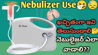 How To Use Nebulizer  How to Use Nebulizer For Baby at Home  Nebulizer for Kids amp Adults Dr Trust [upl. by Goldfinch736]