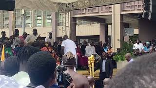 Appiah Stadium Knelt DownampWorshipped Asantehene As He Donted 5K Cedis To Support Otumfour’s Project [upl. by Koh620]