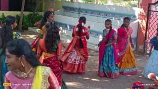 zphs mannegudem Bathukamma celebrations [upl. by Htebasil]