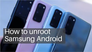 How to unroot Samsung Android [upl. by Cousins16]