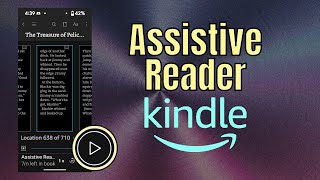 Listen to books read aloud on the Kindle app with quotAssistive Readerquot  Quick Accessibility Tips [upl. by Eimme]