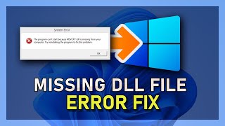 Windows 11  How To Fix Missing DLL Files Error [upl. by Elfont]