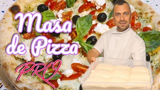 Masa de Pizza Profesional en tu Casa receta facil [upl. by Naras]