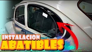 Como Instalar Ventanas Abatibles Al Vocho De Tocho Morocho [upl. by Baras]