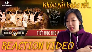 MẸ YÊU CON  Nhà TINH HOA Tiết Mục Nhóm CHUNG KẾT YEAJI REACTION meyeucon anhtraichonggai [upl. by Valenta]