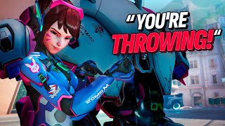 Is this Dva THROWING or carrying  Overwatch 2 Spectating [upl. by Eveam300]