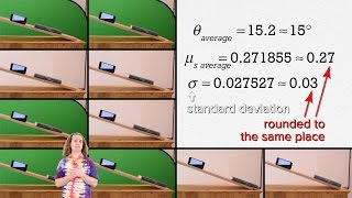 Calculating the Uncertainty of the Coefficient of Friction [upl. by Engis844]