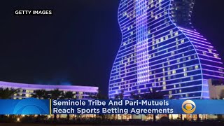 Seminole Tribe Parimutuels Reach Sports Betting Agreements [upl. by Irtak775]