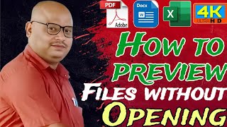 How to preview files without opening।। File Bina Khole Andar Kya Hai Kaise Dekhein [upl. by Hepza530]