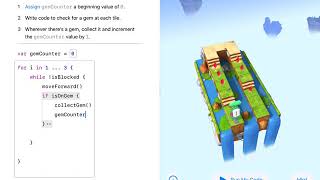 Incrementing the Value  Swift Playgrounds Learn to Code 2 with Explanation [upl. by Giulia]