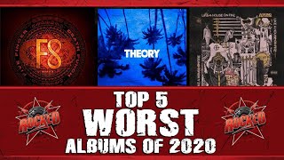 Top 5 WORST Albums Of 2020  Rocked [upl. by Eerihs225]