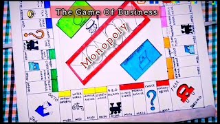 Monopoly board game Business game make with paper [upl. by Hillhouse]