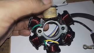 Motorcycle ignition system complete Bike CDI system all details Magneto ignition Scooter cdi [upl. by Irret360]