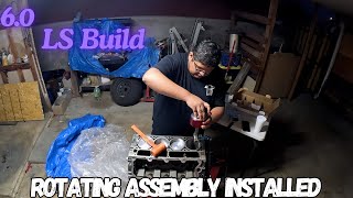 60 LS Build Part 5 Achieving SHORTBLOCK STATUS [upl. by Largent]