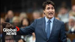 quotCall them out on their crapquot Trudeau accuses Conservatives of making homophobic remark [upl. by Tocci]