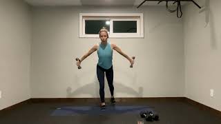 Nov 13  WO  38min Barre low impact light dumbbells [upl. by Iz]