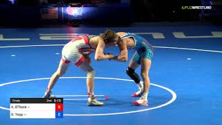 2018 USMCUSAW Cadet amp Junior FS NationalsJunior 138 Finals  Keegan OToole WI Vs Gabriel Tag [upl. by Ardnuahs]