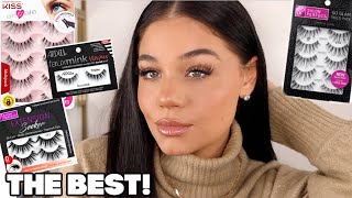 TOP 5 DRUGSTORE LASHES Looks like lash extensions 😍  Blissfulbrii [upl. by Sergias]