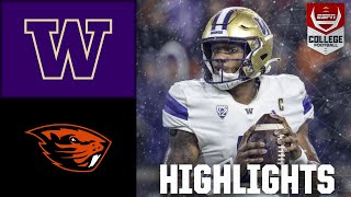 Washington Huskies vs Oregon State Beavers  Full Game Highlights [upl. by Ivey935]