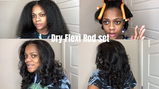 Dry Flexi Rods Set  Perfect Fluffy Bouncy Curls at Home [upl. by Auhsuj]