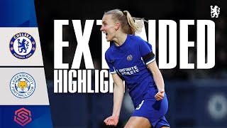 Chelsea Women 52 Leicester City Women  HIGHLIGHTS amp MATCH REACTION  WSL 202324 [upl. by Shu217]