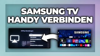 Samsung Fernseher mit Handy verbinden  Iphone Airplay Tutorial [upl. by Libnah]