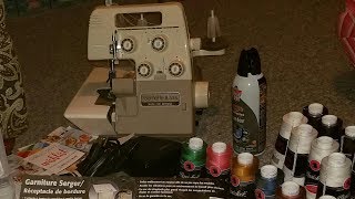 12 New yet old serger Bernina Burnette 334 [upl. by Aleiram]