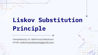 Liskov Substitution Principle [upl. by Ossie921]