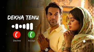 Dekha Tenu Pehli Pehli Baar Ve Ringtone  Trending Song Ringtone 💕 [upl. by Lovich]