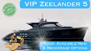 🛥️ Exclusive Zeelander 6 Reveal  🌴 Miami Boat Show 2023 Tour 🌊 Available InfoMintedYachtscom [upl. by Nievelt]