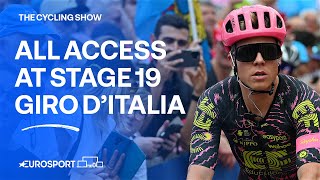 BEHIND THE SCENES at Giro dItalia Stage 19 with EF Education 😮‍💨🚴 [upl. by Jarita]