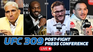 UFC 309 Jones vs Miocic PostFight Press Conference Live Stream  MMA Fighting [upl. by Haropizt]