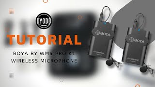 Boya BY WM4 Pro K1 Wireless Earphone Tutorial [upl. by Ford363]