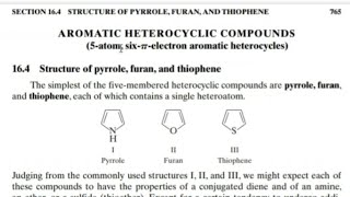 Heterocyclic Compounds part 2 المصدر للامتحان التقويمي  Pyrrole  Furan  Thiophene [upl. by Furnary]