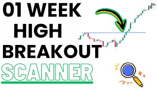 How to use 01 Week High Breakout Stocks Screener in Free [upl. by Maurili225]