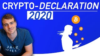 Crypto Déclaration fiscale 2020  Fiscalité les Bases [upl. by Yasdnil835]