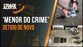 MAIS UMA VEZ ‘MENOR DO CRIME’ É APREENDIDO COM DROGAS ARMAS E FERRAMENTA FURTADA EM MIRADOURO [upl. by Hazlett71]