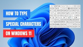 How to Type Special Characters in Windows 11 [upl. by Caz353]