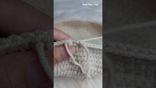 How to Invisible Fasten Off in Crochet  Finish Off Crochet crochet crocheting shorts [upl. by Kered]