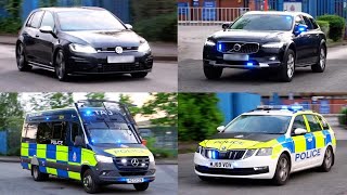 Multiple Specialist Operations Police Vehicles Respond from Openshaw Complex  Greater Manchester [upl. by Christiansen]