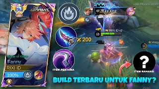 FANNY GAMEPLAY FULL DAMAGE PAKAI BUILD TERSAKIT amp TERBARU  SAMPE KILL 38🔥  Mobile Legends [upl. by Htez]