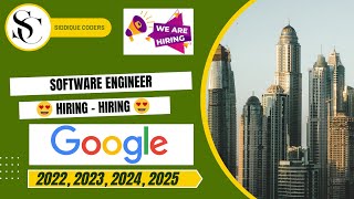 Google Hiring Freshers 2023 2024 2025  BE BTech MCA  Apply Now [upl. by Nylauqcaj322]