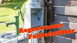 Regenwasserfilter  Fallrohrfilter verbessern [upl. by Kiryt]