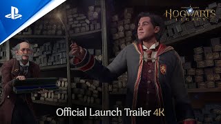 Hogwarts Legacy  Official 4K Launch Trailer  PS5 amp PS4 Games [upl. by Ynnaj]