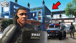 GTA 5  Franklin Becomes The Most Special Swat Soldier In GTA 5 GTA 5 Mods [upl. by Odnam193]