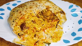 Tawa Masala Roti Chicken Biriyani Recipe [upl. by Anivlek]