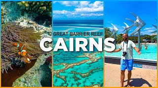 CAIRNS BEST Travel Guide amp WORLD WONDER Great Barrier Reef with NEMO SHARKS amp Green Island [upl. by Olenolin]