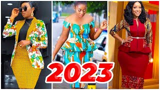 Nouveaux Ensemble Jupe et Haut en Pagne Femme 2023 [upl. by Neemsay]