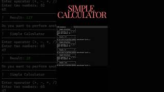 How to create Simple Calculator in C coding codeproject cplusplus programming [upl. by Kamilah724]