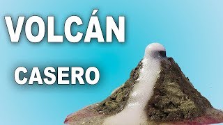 Como Hacer Un Volcán Casero  How To Make Volcano  EXPERIMENTO ESCOLAR [upl. by Nnoved]